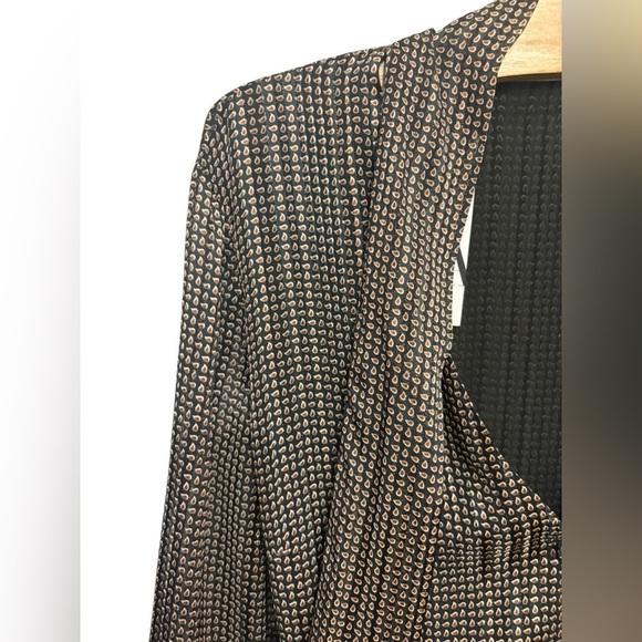 Zara Brown Long Sleeve Maxi Dress - Picture 4 of 7